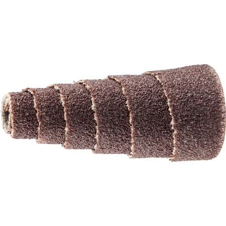 Pferd 1/2" x 1" Cartridge Roll, 1/8" AH - Full Taper, Aluminum Oxide 120 Grit 41820